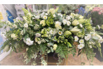 White Casket Spray funerals Flowers